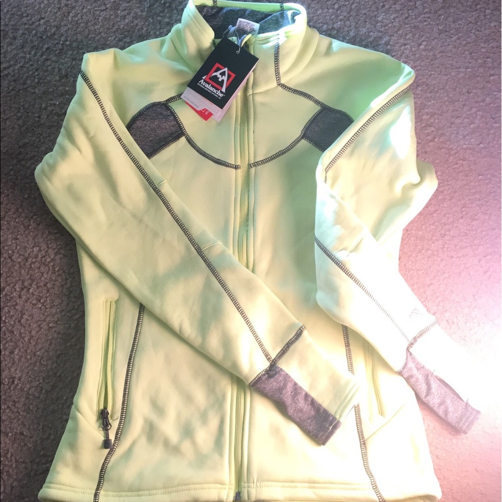 Lime Green Running Sweater