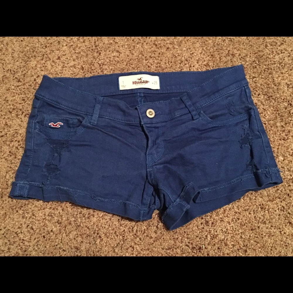 Blue shorts