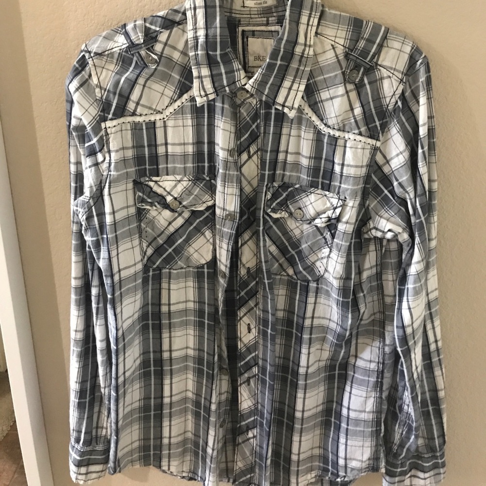 Men's BKE slim fit flannel