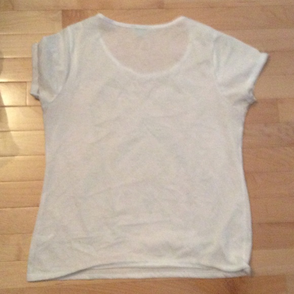 White sparkly t-shirt - Picture 2 of 2