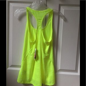 bright yellow tank top