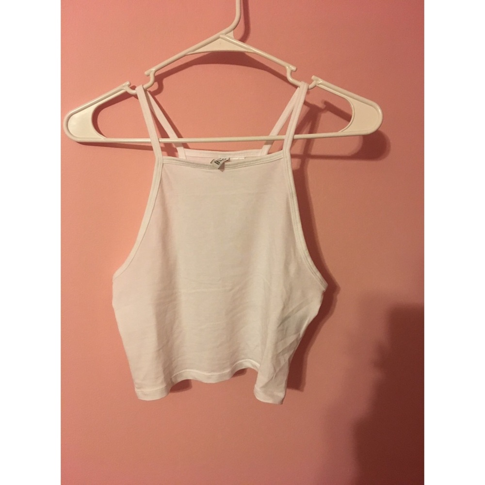White crop top