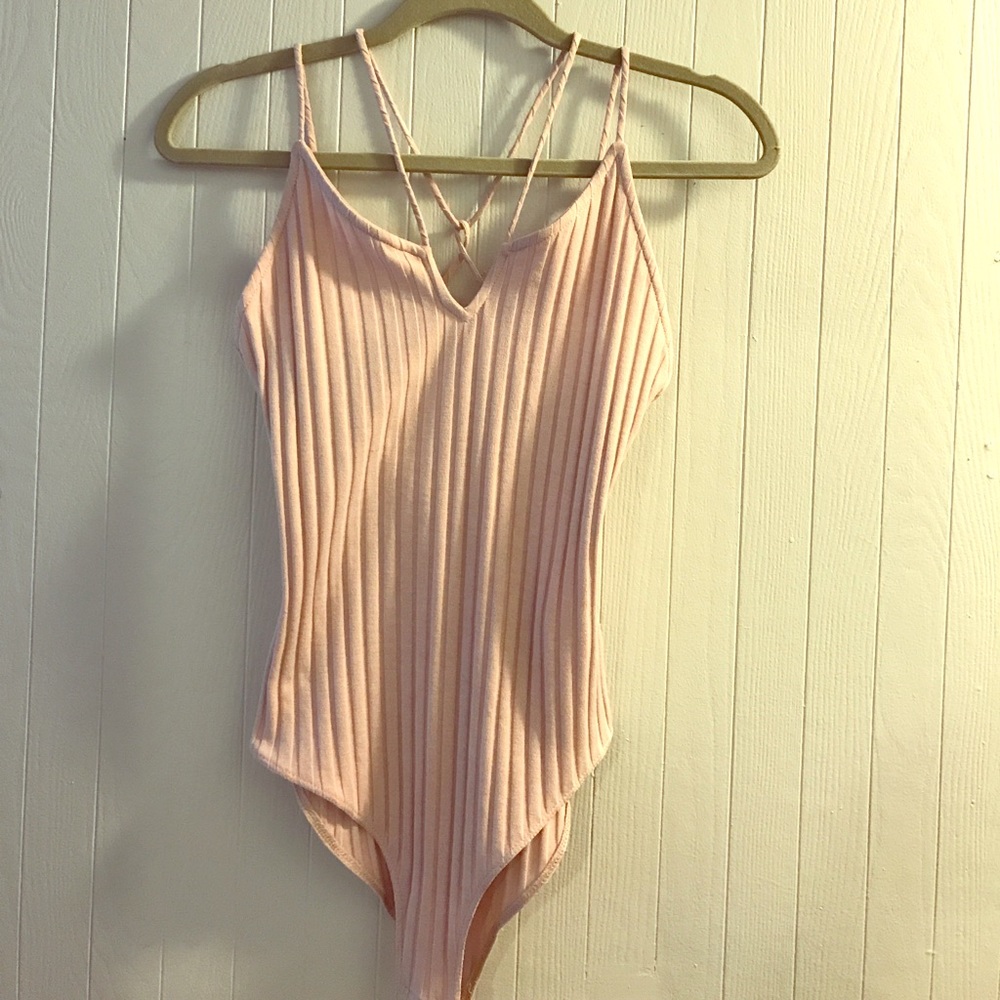 Blush leotard- onsie