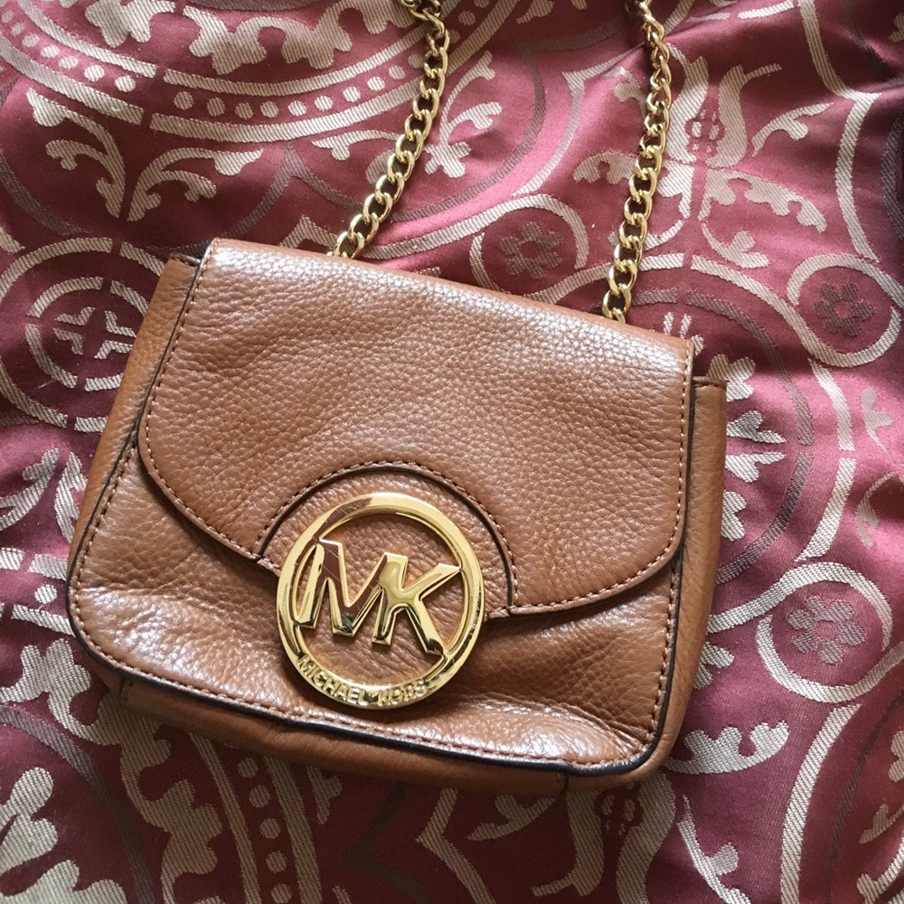 Michael Kors Fulton Crossbody Leather Purse