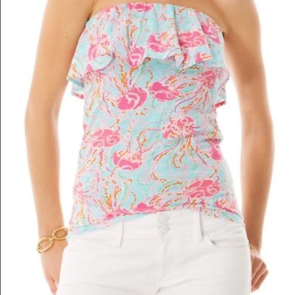 NWT Lilly Pulitzer Wakely Top in Jellies Be Jammin