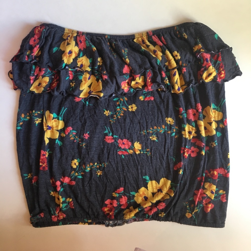 Floral tube top