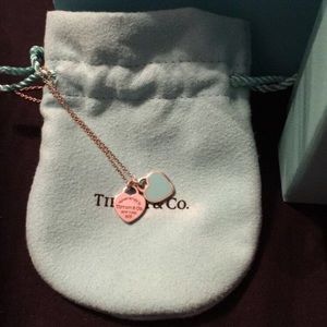 Tiffany & Co. double heart necklace