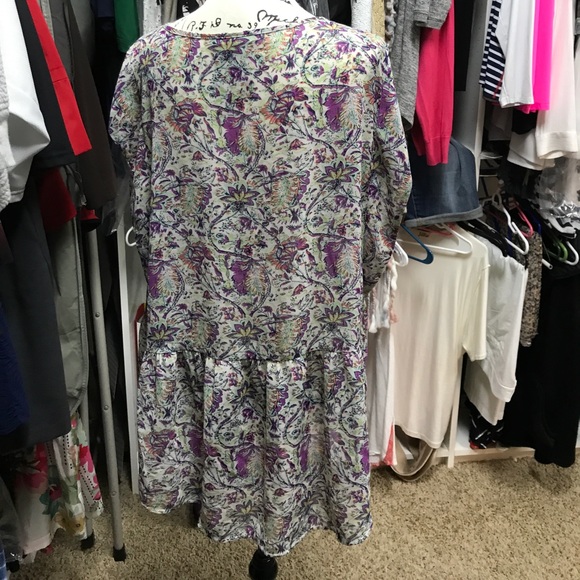 Daniel Rainn Printed Tunic Blouse (Plus Sized) - Picture 2 of 4