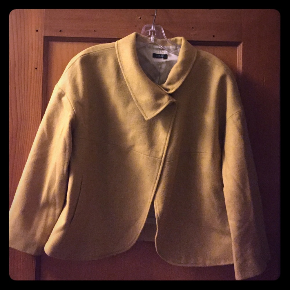 Jcrew cropped sleeve blazer