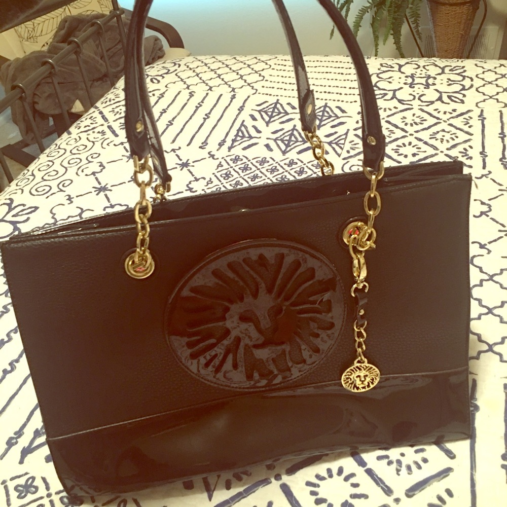 Anne Klein patent leather bag.