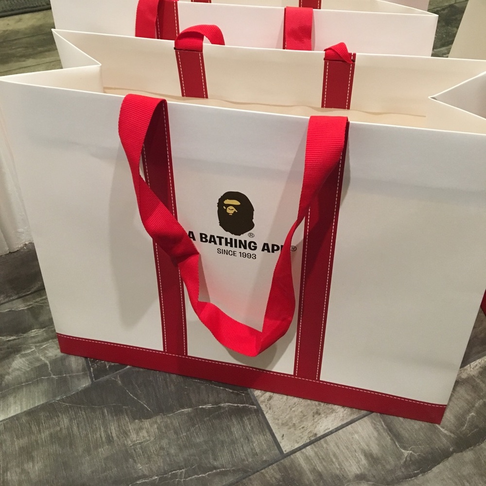 Bape shopping gift bag