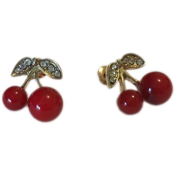 Cherry Earrings - Picture 2 of 3
