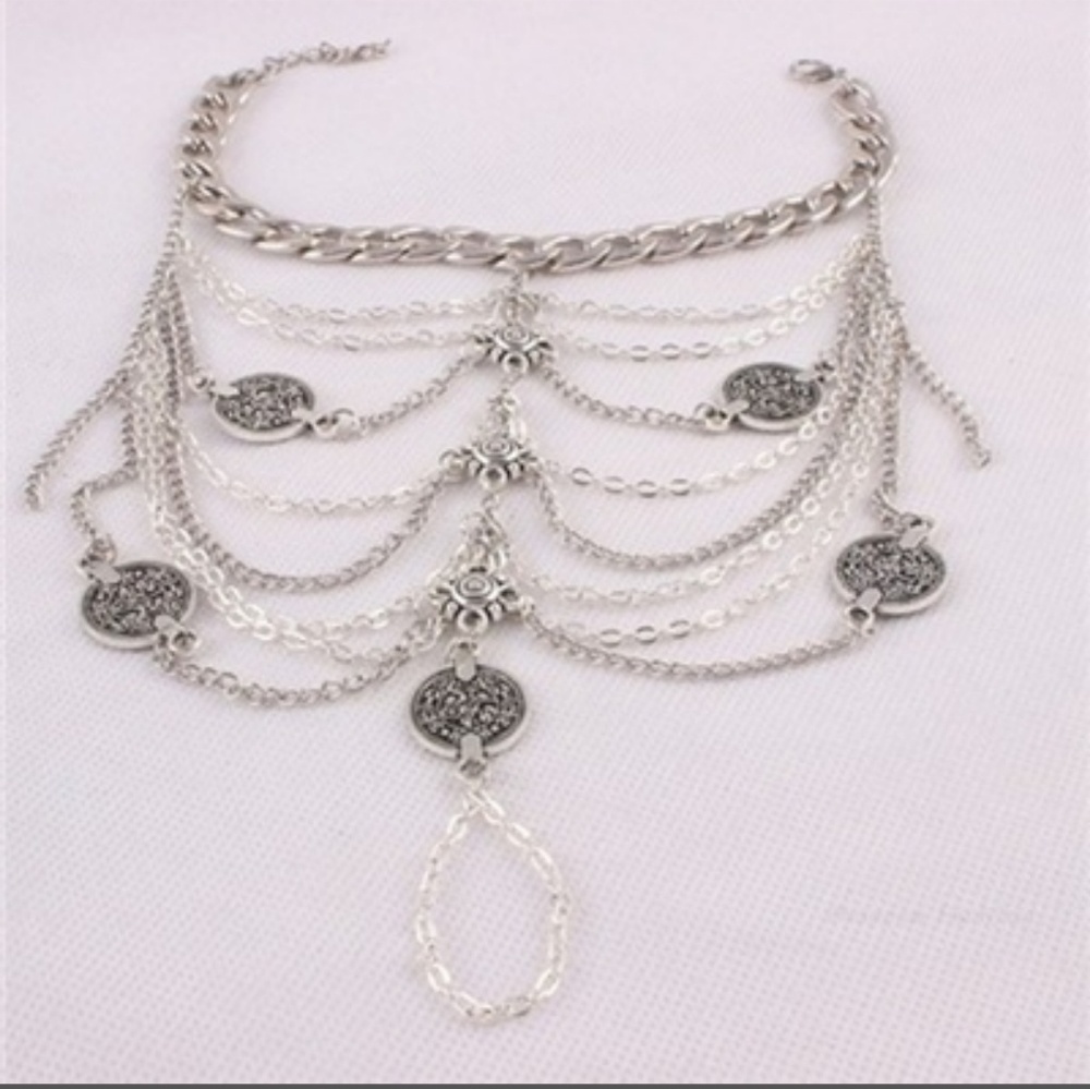🆕💦 Womens Metal Coin Anklets - Beach Barefoot - Picture 4 of 6