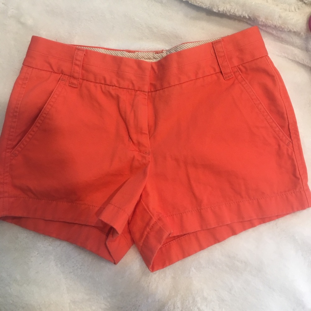 JCrew Orange Chino Shorts!