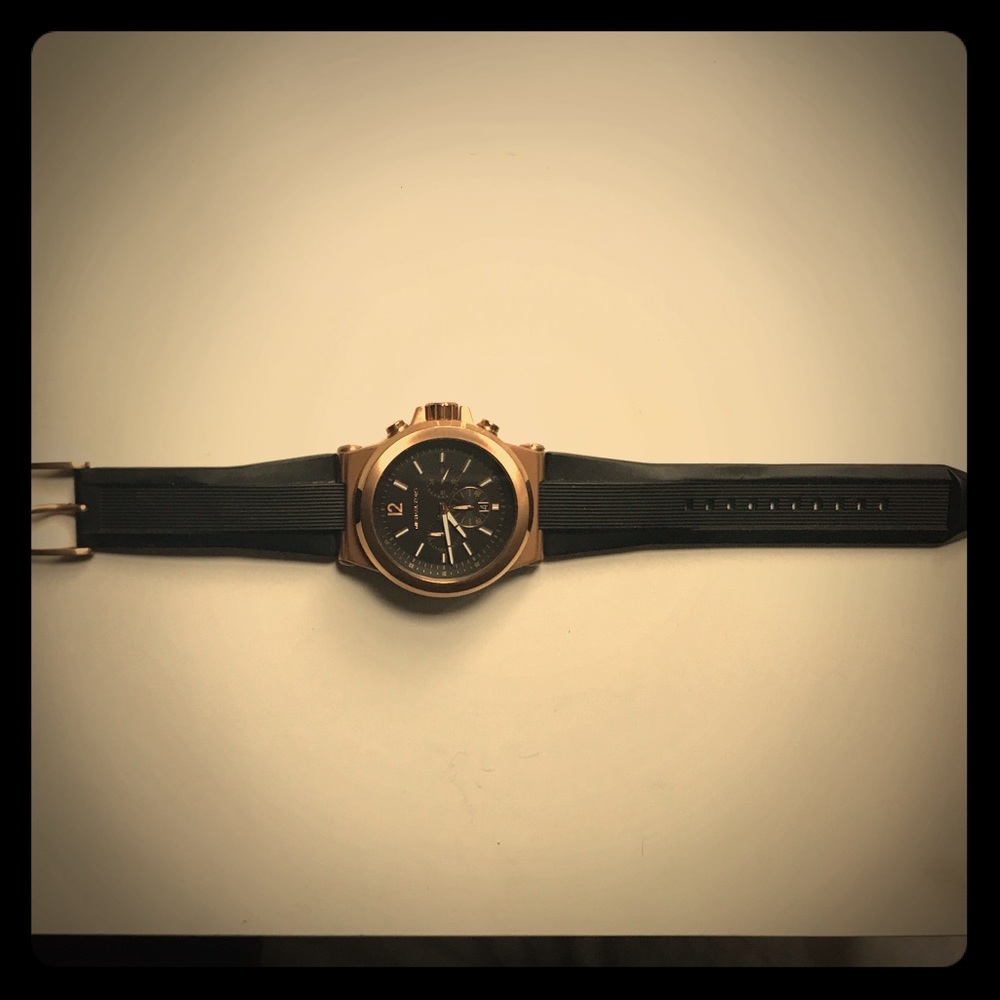Dylan Rose Gold-tone stainless steel watch