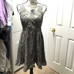 Aryeh Crochet Neckline Halter Summer Dress