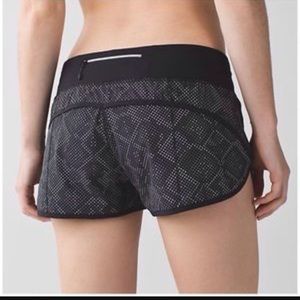 Lululemon Speed Shorts "Kill the Lights"