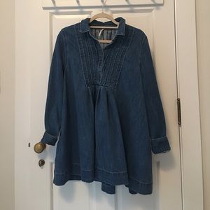 denim tunic dress