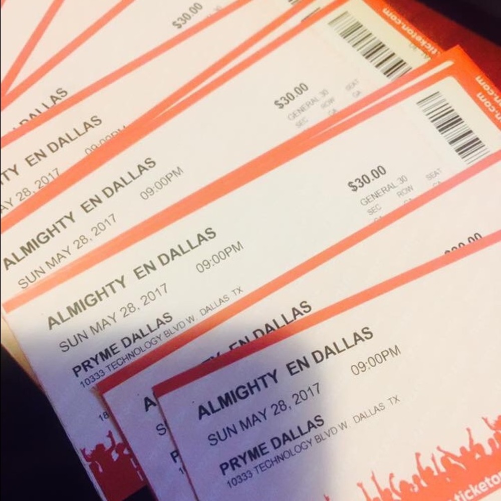 Last 4 tickets