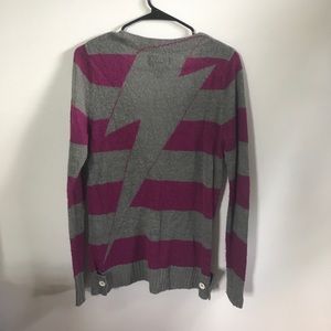 Obey lightning bolt cardigan.