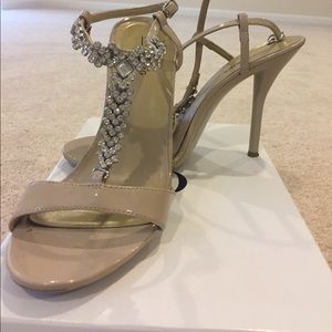 Jewel strapped heels