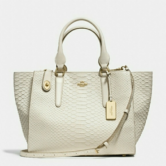 coach python purse