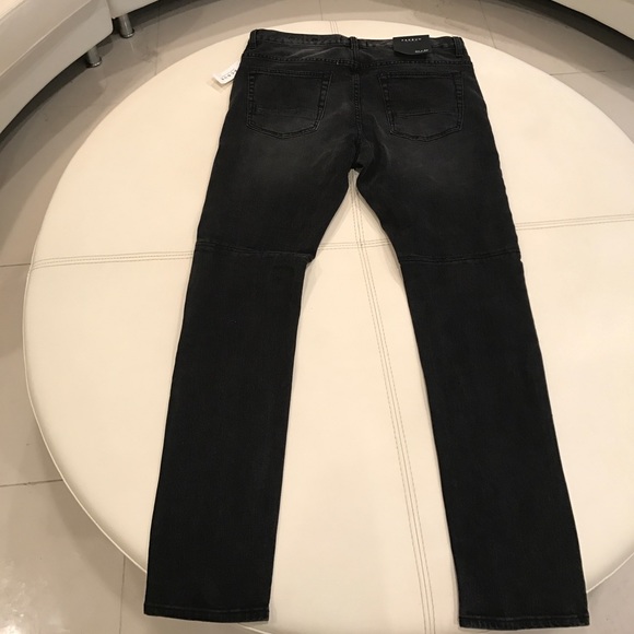 34 x 32 Slacked skinny biker jeans - Picture 2 of 4