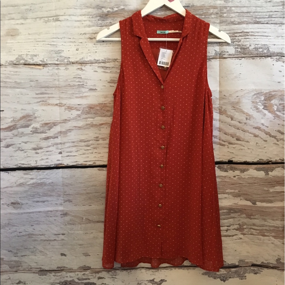 Kimchi Blue button front flowy dress