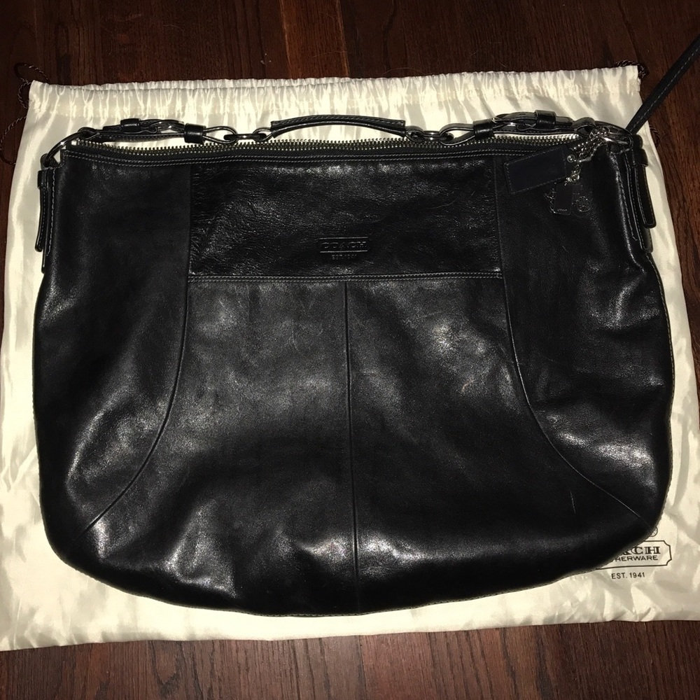 💥SOLD💥Coach leather slouchy hobo shoulder bag