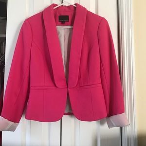 Bright pink blazer