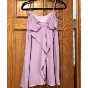 Bow on back- lavender dress