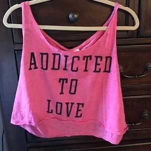 PINK "Addicted To Love" Crop Top