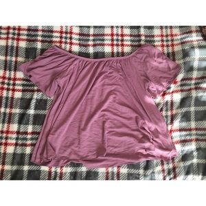 Off the shoulder top.