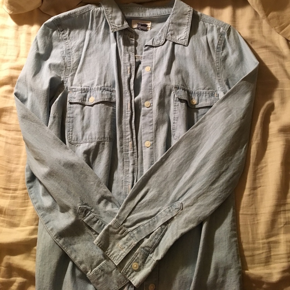 chambray shirt WORN ONCE