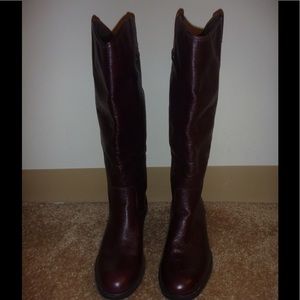 Merona Kasia Dark Brown Riding Boots Size 9