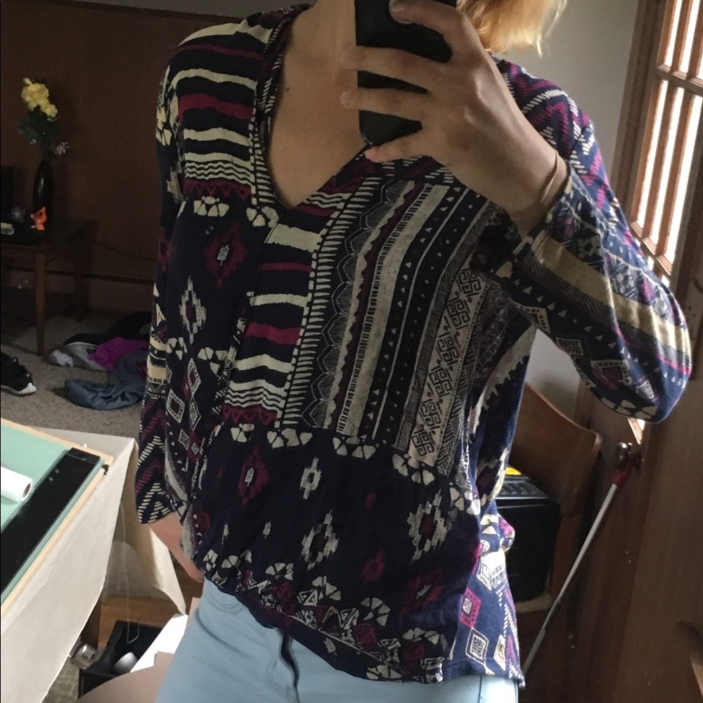 Patterned blouse