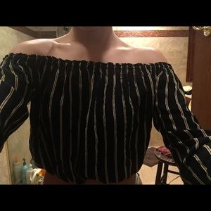 off shoulder shirt