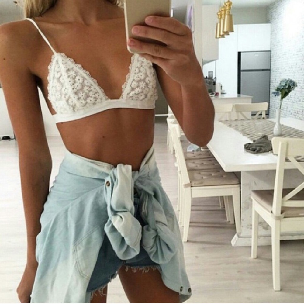 White Lace Bralette