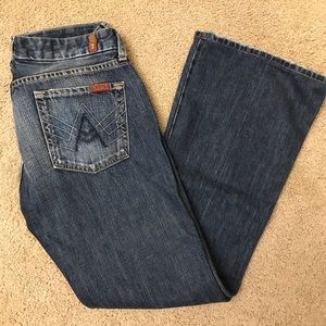 7 For All Mankind 'A' Pocket Jeans in NY Dark 30