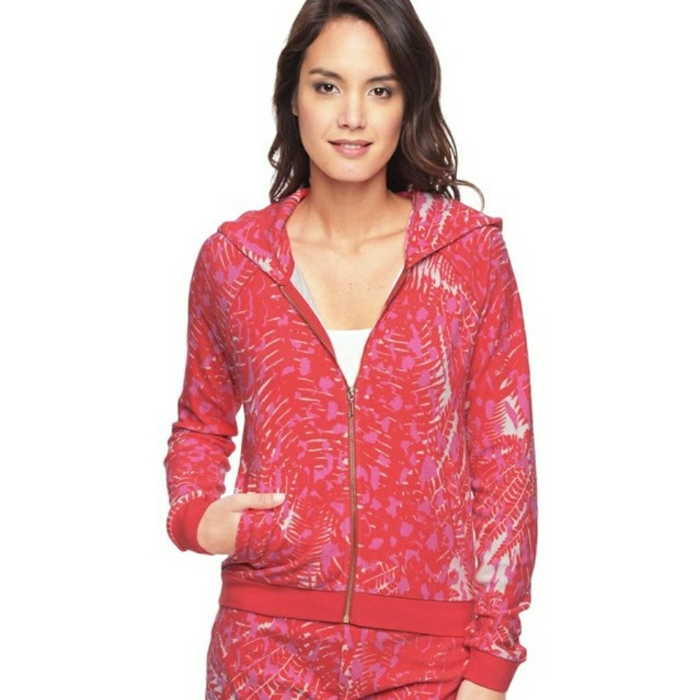 ❤ JUICY COUTURE PRINTED HOODIE JACKET - Picture 2 of 8