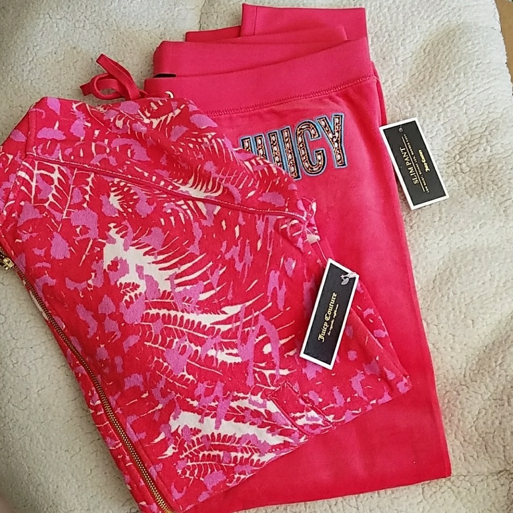 ❤ JUICY COUTURE PRINTED HOODIE JACKET - Picture 7 of 8