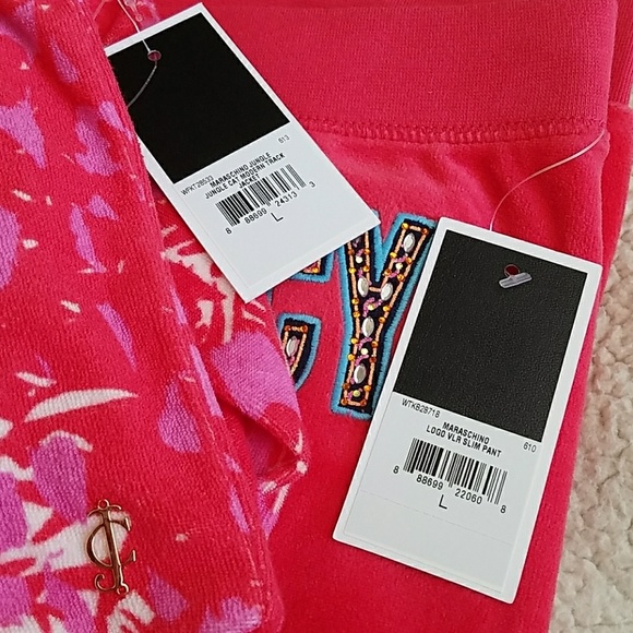 ❤ JUICY COUTURE PRINTED HOODIE JACKET - Picture 8 of 8