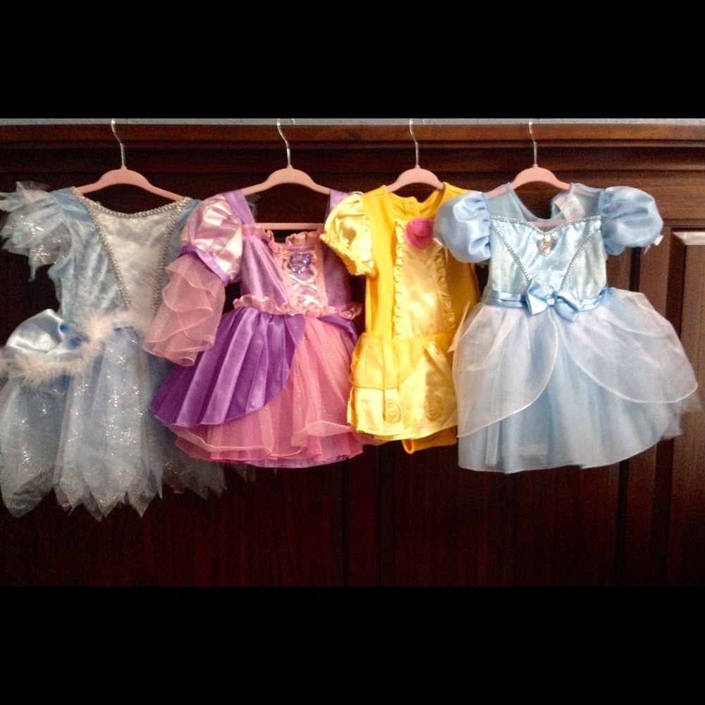 4 Princess Dresses