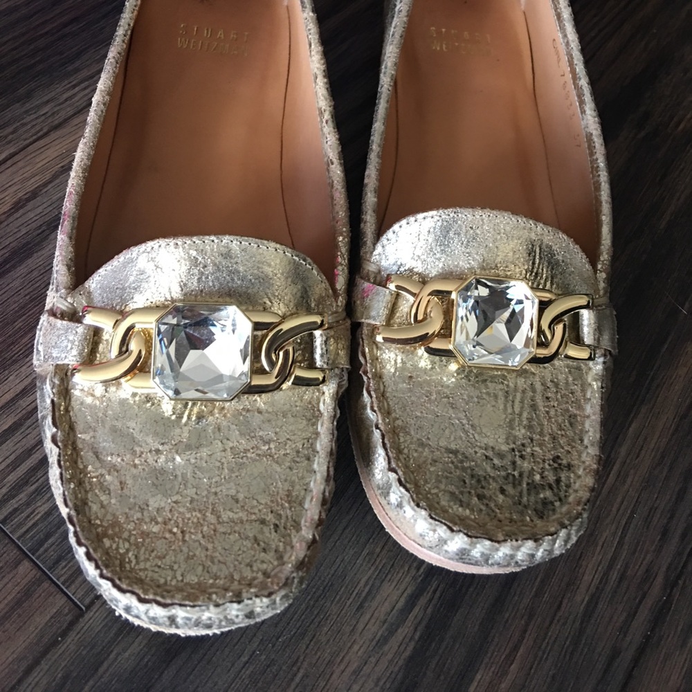 Stuart weitzman Jeweled flats loafer - Picture 2 of 8