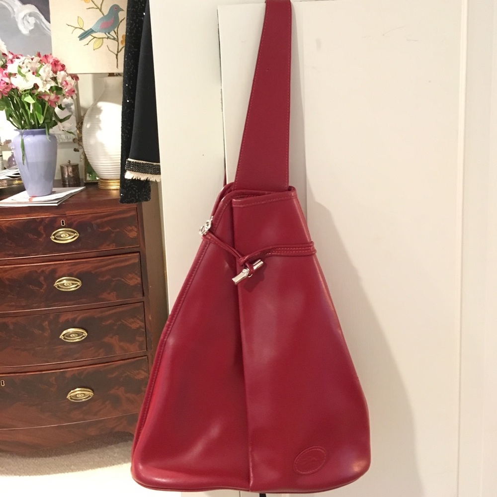 Longchamp leather backpack‼️