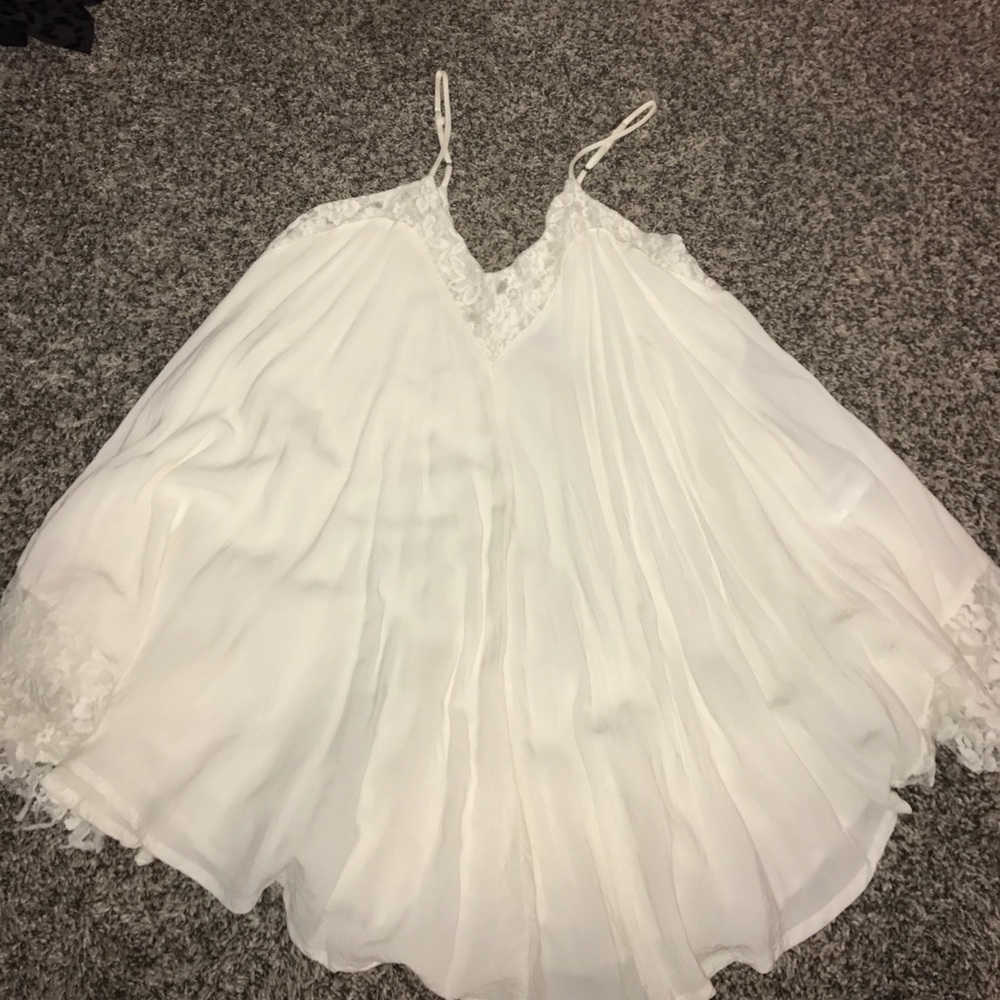 Off white color summer dress
