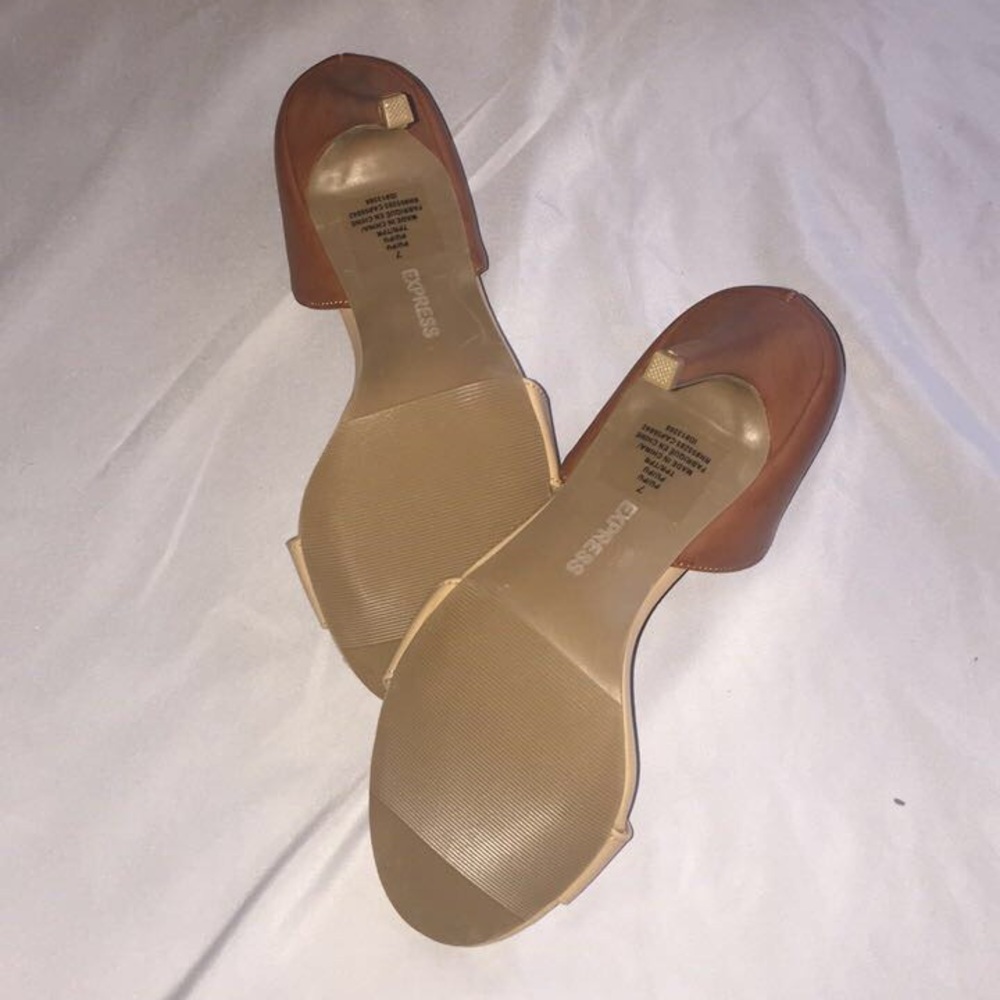 💫Beige Heeled Sandal 👡 - Picture 4 of 4