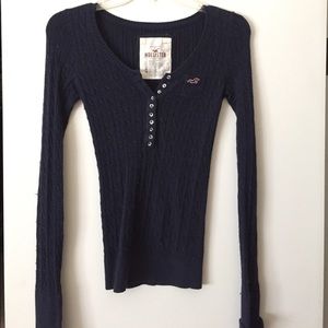 Navy blue sweater