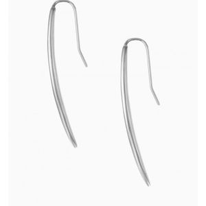 Stella & Dot Marlin Earrings Silver