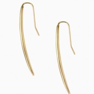 Stella & Dot Merlin silver earrings